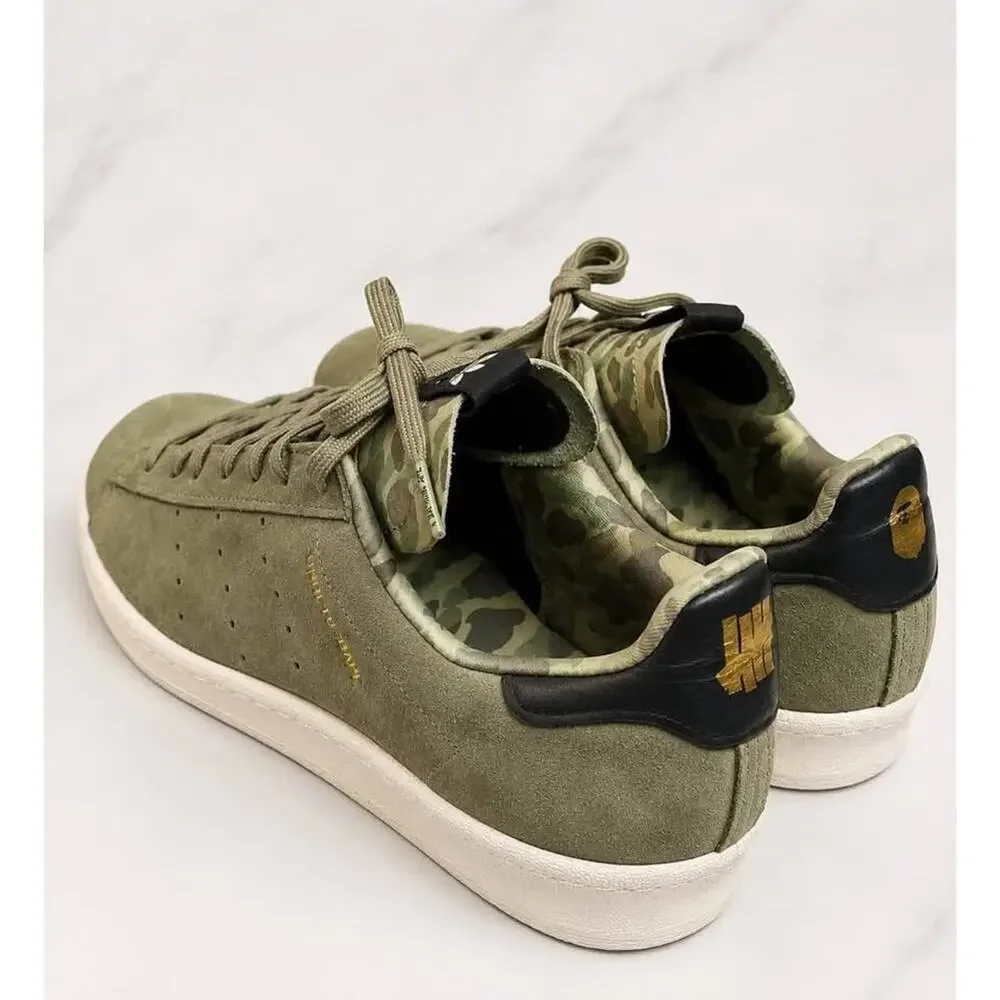 Adidas Campus x Undefeated x Bape Olive -9.5 men BAPE